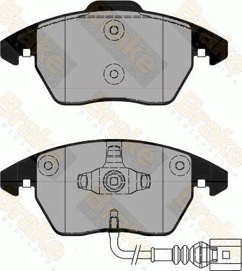 Brake Engineering PA1832 - Гальмівні колодки, дискові гальма avtolavka.club