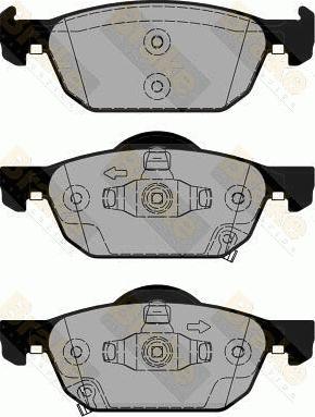Brake Engineering PA1825 - Гальмівні колодки, дискові гальма avtolavka.club