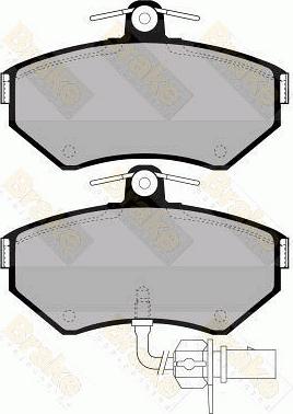 Brake Engineering PA1300 - Гальмівні колодки, дискові гальма avtolavka.club