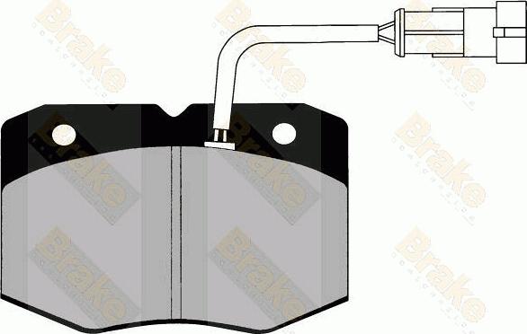 Brake Engineering PA1276 - Гальмівні колодки, дискові гальма avtolavka.club