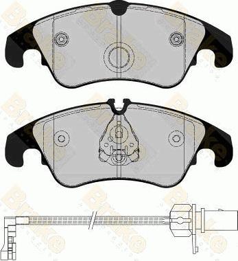 Brake Engineering PA1794 - Гальмівні колодки, дискові гальма avtolavka.club