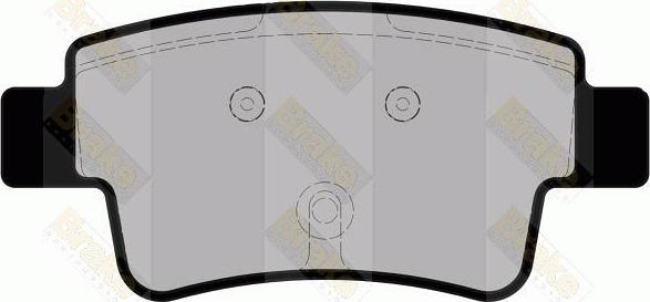 Brake Engineering PA1768 - Гальмівні колодки, дискові гальма avtolavka.club