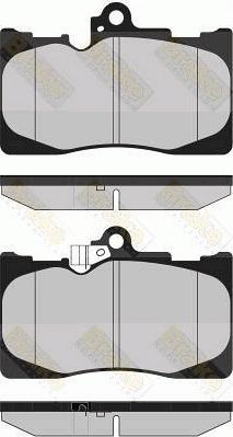 Brake Engineering PA1723 - Гальмівні колодки, дискові гальма avtolavka.club