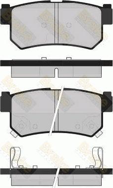 Brake Engineering PA1727 - Гальмівні колодки, дискові гальма avtolavka.club