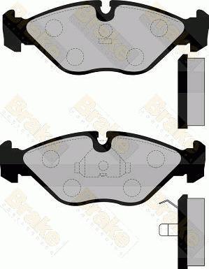 Brake Engineering PA818 - Гальмівні колодки, дискові гальма avtolavka.club