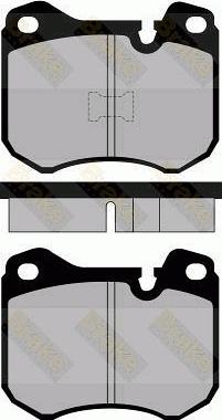 Brake Engineering PA397 - Гальмівні колодки, дискові гальма avtolavka.club