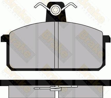 Brake Engineering PA350 - Гальмівні колодки, дискові гальма avtolavka.club