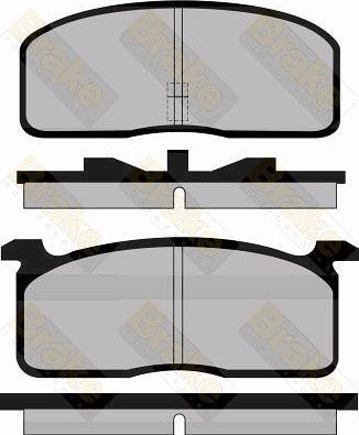 BENDIX 572326 - Гальмівні колодки, дискові гальма avtolavka.club