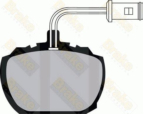 Brake Engineering PA319 - Гальмівні колодки, дискові гальма avtolavka.club