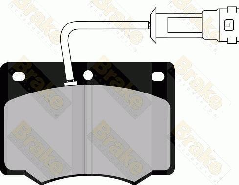 Brake Engineering PA336 - Гальмівні колодки, дискові гальма avtolavka.club