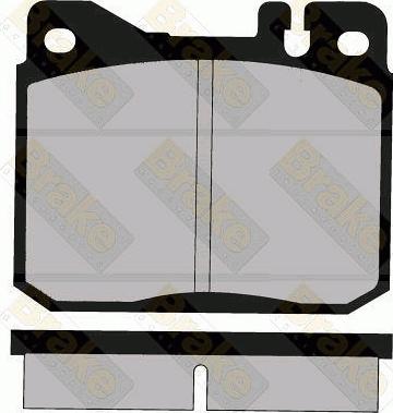 Brake Engineering PA323 - Гальмівні колодки, дискові гальма avtolavka.club