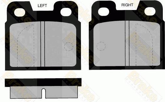 Brake Engineering PA248 - Гальмівні колодки, дискові гальма avtolavka.club