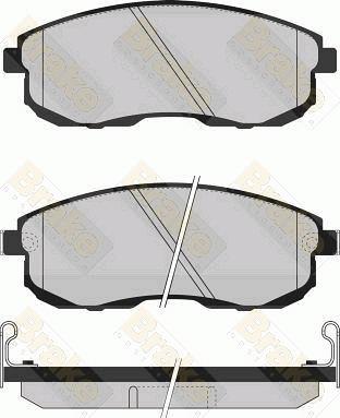 Brake Engineering PA791 - Гальмівні колодки, дискові гальма avtolavka.club