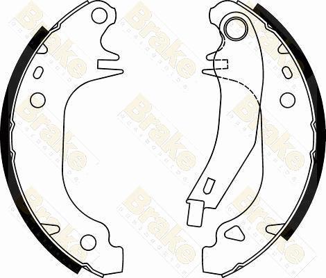 Brake Engineering SH1617 - Комплект гальм, барабанний механізм avtolavka.club