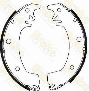 Brake Engineering SH1154 - Комплект гальм, барабанний механізм avtolavka.club