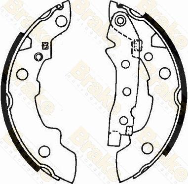 Brake Engineering SH1162 - Комплект гальм, барабанний механізм avtolavka.club