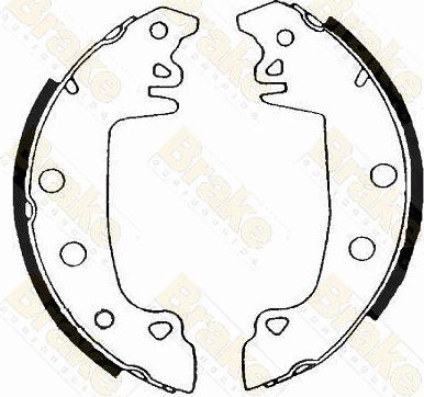 Brake Engineering SH1176 - Комплект гальм, барабанний механізм avtolavka.club