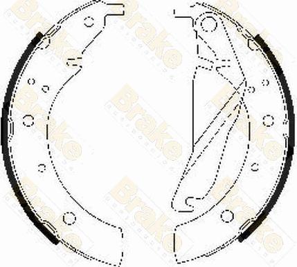 Brake Engineering SH1209 - Комплект гальм, барабанний механізм avtolavka.club