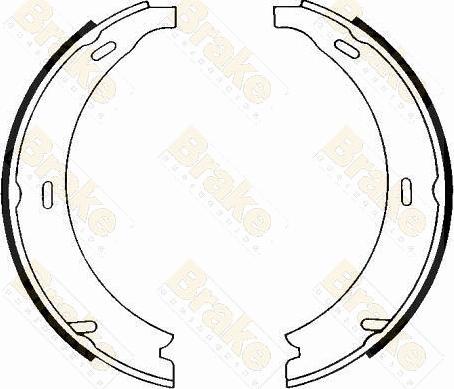 Brake Engineering SH1208 - Комплект гальм, ручник, парковка avtolavka.club