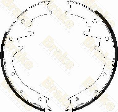 Brake Engineering SH2479 - Комплект гальм, барабанний механізм avtolavka.club