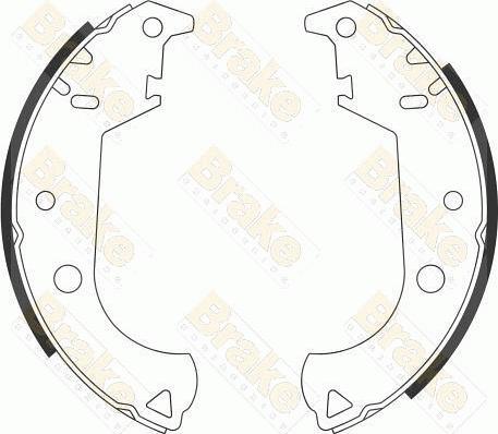 Brake Engineering SH2596 - Комплект гальм, барабанний механізм avtolavka.club