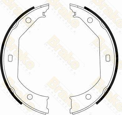 Brake Engineering SH2549 - Комплект гальм, ручник, парковка avtolavka.club