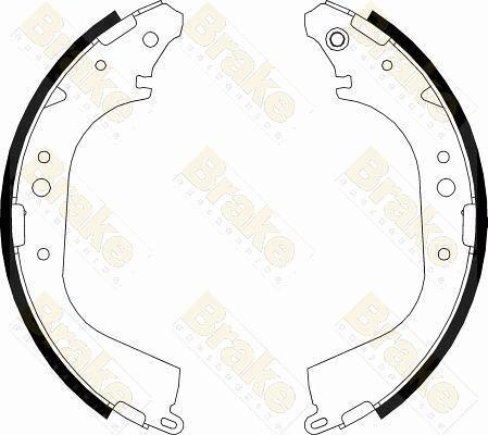 Brake Engineering SH2522 - Комплект гальм, барабанний механізм avtolavka.club