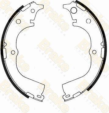 Brake Engineering SH2363 - Комплект гальм, барабанний механізм avtolavka.club