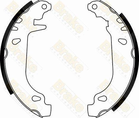 Brake Engineering SH2302 - Комплект гальм, барабанний механізм avtolavka.club