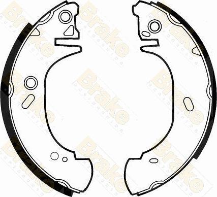 Brake Engineering SH2312 - Комплект гальм, барабанний механізм avtolavka.club