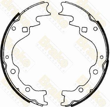 Brake Engineering SH2322 - Комплект гальм, барабанний механізм avtolavka.club