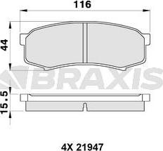 TOMEX brakes 13-83 - Гальмівні колодки, дискові гальма avtolavka.club