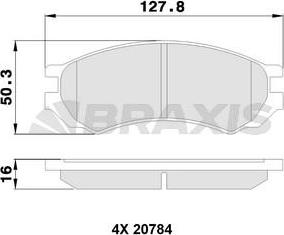 Valeo 671775 - Гальмівні колодки, дискові гальма avtolavka.club