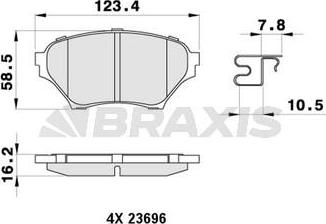 Textar 2386315 - Гальмівні колодки, дискові гальма avtolavka.club