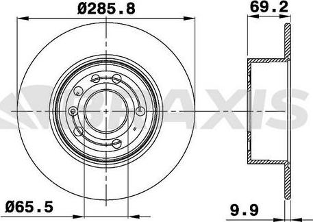 HELLA 8DD 355 104-691 - Гальмівний диск avtolavka.club