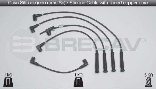 Brecav 04.514 - Комплект проводів запалювання avtolavka.club