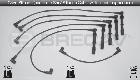 Brecav 02.509 - Комплект проводів запалювання avtolavka.club
