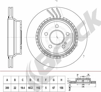 HELLA PAGID 8DD 355 108-851 - Гальмівний диск avtolavka.club