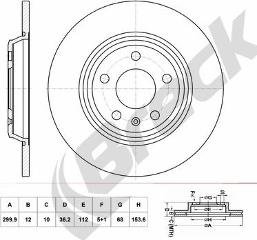 Brembo 8A75910 - Гальмівний диск avtolavka.club