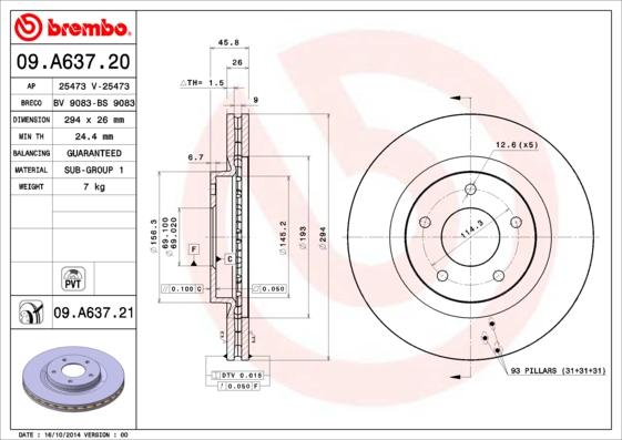 Breco BV 9083 - Гальмівний диск avtolavka.club