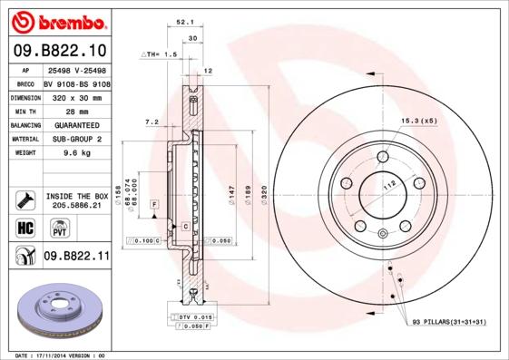 Breco BS 9108 - Гальмівний диск avtolavka.club