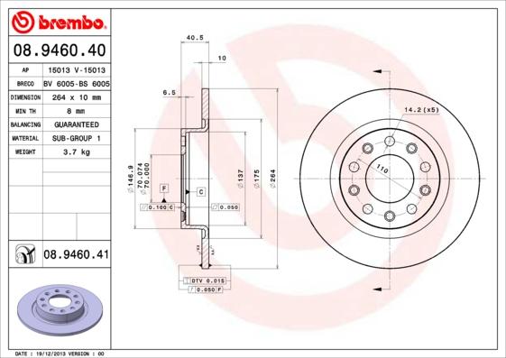 Breco BS 6005 - Гальмівний диск avtolavka.club