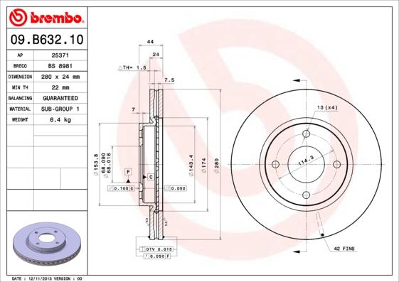 Breco BS 8981 - Гальмівний диск avtolavka.club