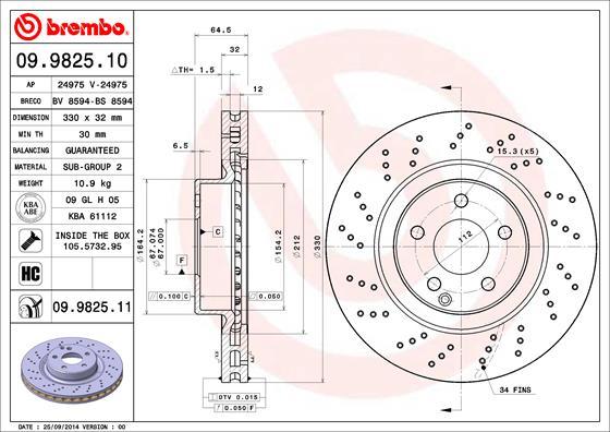 Breco BS 8594 - Гальмівний диск avtolavka.club