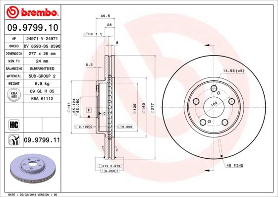 Breco BS 8590 - Гальмівний диск avtolavka.club