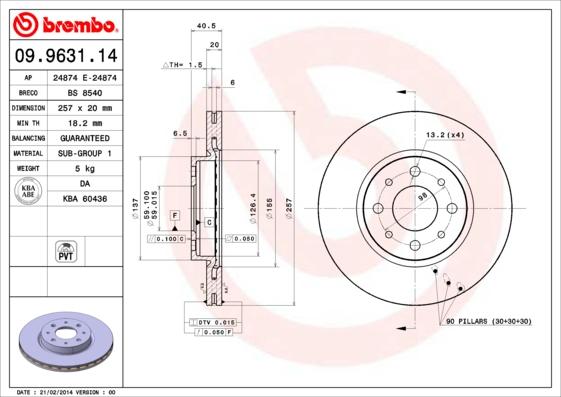 Breco BS 8540 - Гальмівний диск avtolavka.club