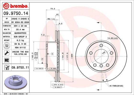 Breco BS 8564 - Гальмівний диск avtolavka.club