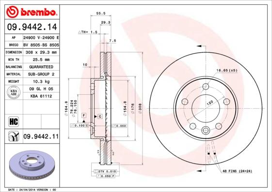 Breco BS 8505 - Гальмівний диск avtolavka.club