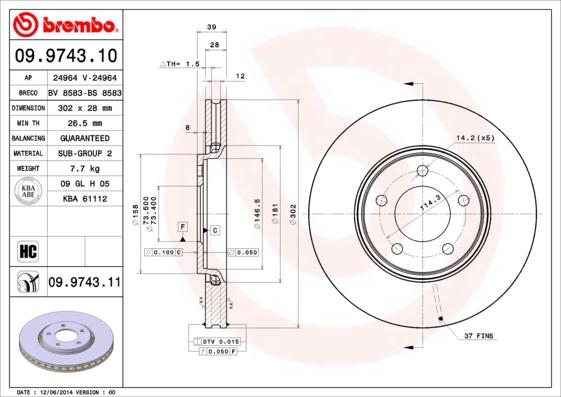 Breco BS 8583 - Гальмівний диск avtolavka.club