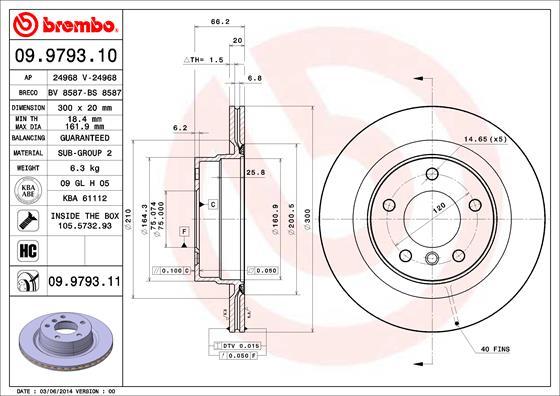 Breco BS 8587 - Гальмівний диск avtolavka.club